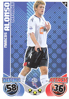 Marcos Alonso Bolton Wanderers 2010/11 Topps Match Attax #96
